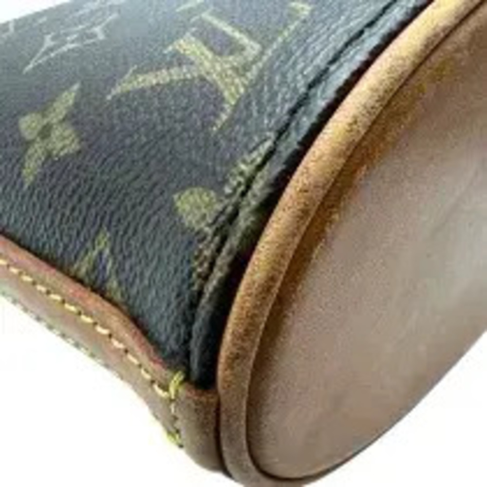 Louis Vuitton Druot Monogram Leather Shoulder Bag Brown - Picture 6 of 9
